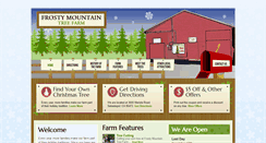 Desktop Screenshot of frostymountaintreefarm.com
